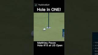 UNBELIEVABLE HOLE IN ONE by Matthieu Pavon at the 2023 US Open at LACC!!