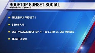 Join the Opera Project DSM on the roof for Rooftop Sunset Social