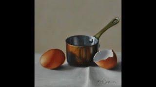 Oil Painting Still Life Demonstration (Speed Painting)