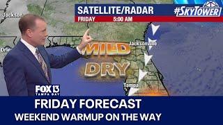 Tampa weather | Weekend warmup on the way