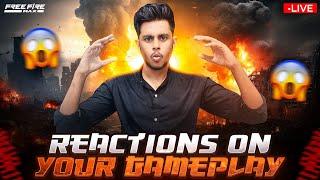 Reactions  on Your Gameplay Room Card Madhe  ||Free Fire Telugu Facecam Live ||#chandangaming