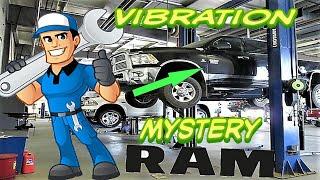 This Dodge Ram 1500 has a vibration mystery symptom. Will these parts fix it? Alignment. K&N Install