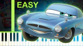 Finn McMissile Theme Song | CARS 2 - EASY Piano Tutorial