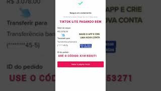 saiba como burlar o tiktok lite - BUG do código