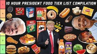 PRESIDENTS 10 HOUR FOOD COMPILATION