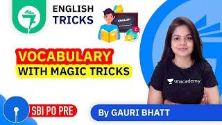 7-Minute English Tricks | Vocabulary with Magic Tricks | By Gauri Bhatt