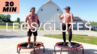 Basic Beginner Rebounder + Weights Workout Legs & Glutes