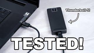 SABRENT Thunderbolt 5 Drive TESTED!