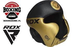 Kask bokserskie RDX Mark Pro L1 golden