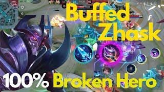 Buffed !!! Zhask new build melt enemies easily with this | MOBILE LEGENDS