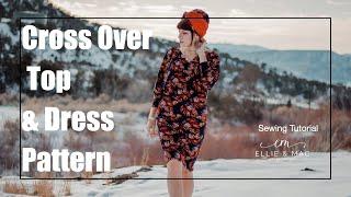 Crossover Dolman Dress - Trendy Sewing Projects For Beginners