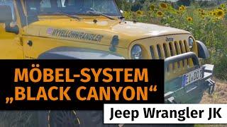 Jeep Wrangler JK ORYX Möbel-Innenausbau-System „Black Canyon“