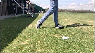 Stabilize your right foot for more control of your golf swing (Right handed Golfer)