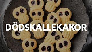 Dödskallekakor till halloween