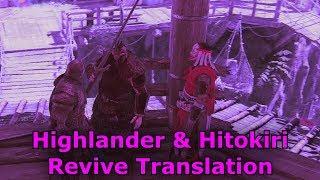 For Honor Hitokiri & Highlander Revive Translations