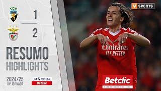 Resumo: Farense 1-2 Benfica (Liga 24/25 #10)