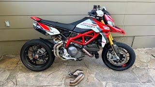 2023 Ducati Hypermotard 950 SP Decat / Link Pipe Install + Deussen Engines Map!