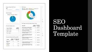 SEO Google Analytics Dashboard template