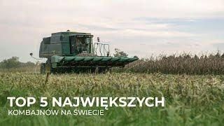  TOP 5 największych KOMBAJNÓW na ŚWIECIE | TOP na czasie | Rolnik Na Czasie