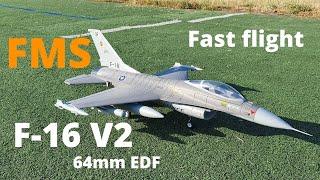 FMS F-16 64mm | Fast edf flight