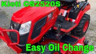 Kioti CS2520S 50 Hour Oil Change #367