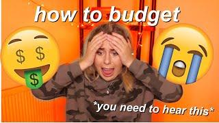 how to budget at university + get out of your overdraft