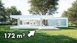 amazing modern house built around a tree | WALKTHROUGH & FLOOR PLAN