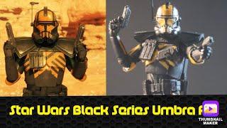 Star Wars The Black Series- 6 inch Custom Umbra Arc Trooper (from Ahsoka legion trooper)
