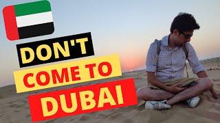 Why Studying in Dubai  Should be a big "NO"