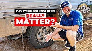 Do Tyre Pressures Matter? If so what tyre pressure should be run when Four Wheel Driving?