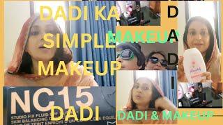 Grandma Makeup | Make Transformation |Dadi ka Simple Makeup by Happy family