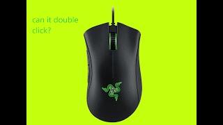 can the razer deathadder essential double click?