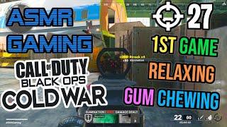 ASMR Gaming  Call of Duty Black Ops Cold War Multiplayer Relaxing Gum Chewing  Controller Sounds