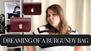 BEST DESIGNER BAGS FOR AUTUMN/FALL 2024 // 5 BEAUTIFUL DESIGNER BURGUNDY BAGS