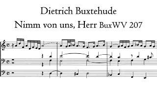 Buxtehude - Nimm von uns, Herr, BuxWV 207 - Dell'Orto & Lanzini Organ, Pinerolo, Hauptwerk