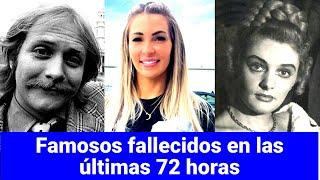 Famosos fallecidos hoy / Noticias del 30 de junio