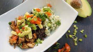 Chicken Burrito Bowl | SAM THE COOKING GUY