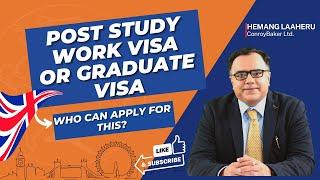 Working after studies in the UK || What is Post Study Work (PSW) Visa or Graduate Visa for UK ?