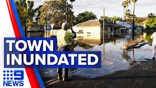 NSW town inundated by worst flood in 70 years | 9 News Australia