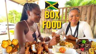 10 JAMAICAN BOX FOOD RESTAURANTS | MOBAY FOOD TOUR (Jamaica Vlog) | Kayy Moodie