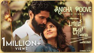 Anicha Poove - Lyric Video | Paayum Oli Nee Yenakku | Vikram Prabhu | Vani Bhojan | Karrthik Adwait