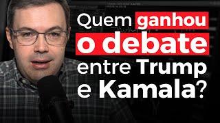 O debate entre Trump e Kamala