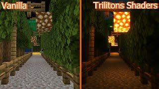 Minecraft | Vanilla vs Trilitons Shaders