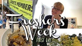 First Day of FRESHERS' WEEK || University of Exeter