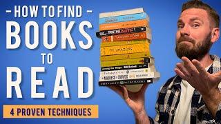 Never Run Out of Books to Read | 4 Tips to Find Great Books!