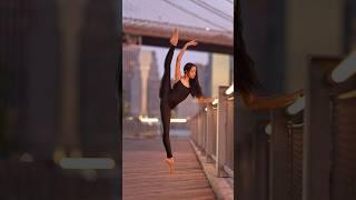 5 am session in New York with Mia @Ballerina_Mia #ballerina