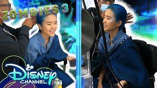 Becoming A-Spen | Terry Hu Hair & Makeup Timelapse | ZOMBIES 3 | BTS | @disneychannel