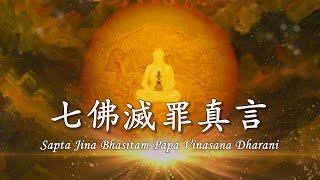 七佛滅罪真言 108th Sapta Jina Bhasitam Papa Vinasana Dharani 大方等陀羅尼