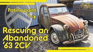 Rescuing Abandoned 1963 Citroen 2CV // Project Patina Part 1