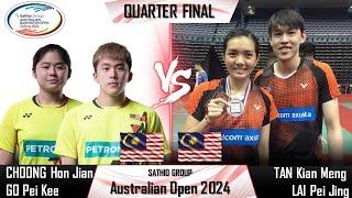 CHOONG Hon Jian /GO Pei Kee vs TAN Kian Meng /LAI Pei Jing | Australian Open 2024 Badminton